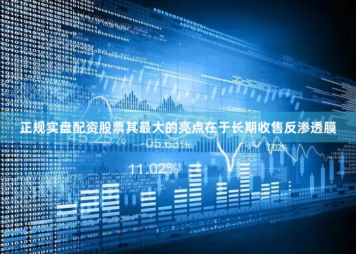正规实盘配资股票其最大的亮点在于长期收售反渗透膜