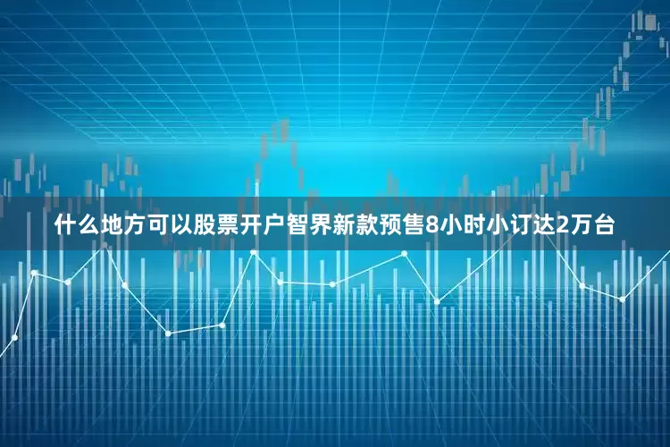 什么地方可以股票开户智界新款预售8小时小订达2万台