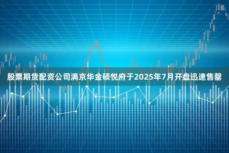 股票期货配资公司满京华金硕悦府于2025年7月开盘迅速售罄